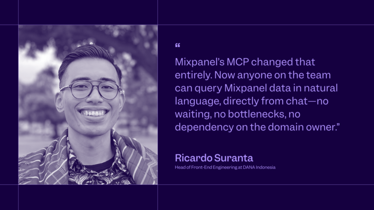 Mixpanel MCP customer quote DANA Indonesia no bottlenecks