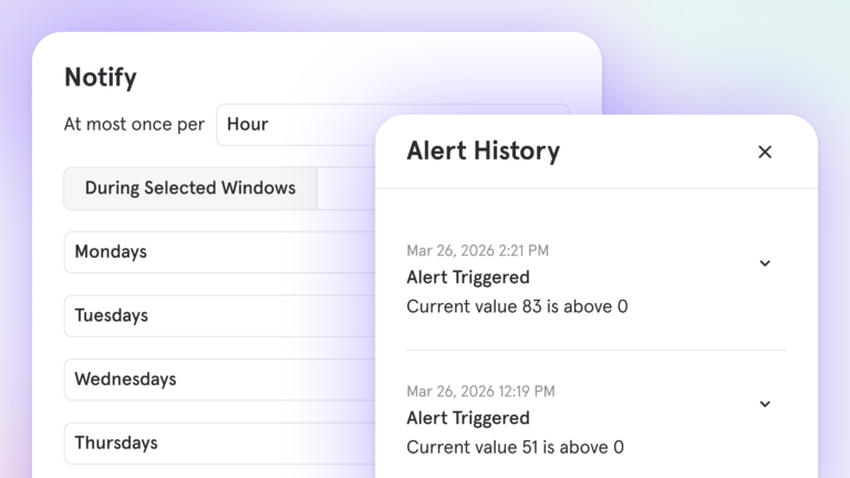 <em>You now have more visibility and control over Alerts in Mixpanel.</em>